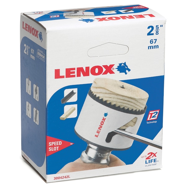 Lenox Lenox Speed Slot 2-5/8 in. Bi-Metal Hole Saw 1 pk 3004242l - main